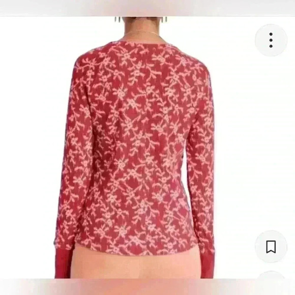 NWT Knox Rose Long Sleeve Flannel Size XXL.. Floral Red & Orange - Picture 3 of 8